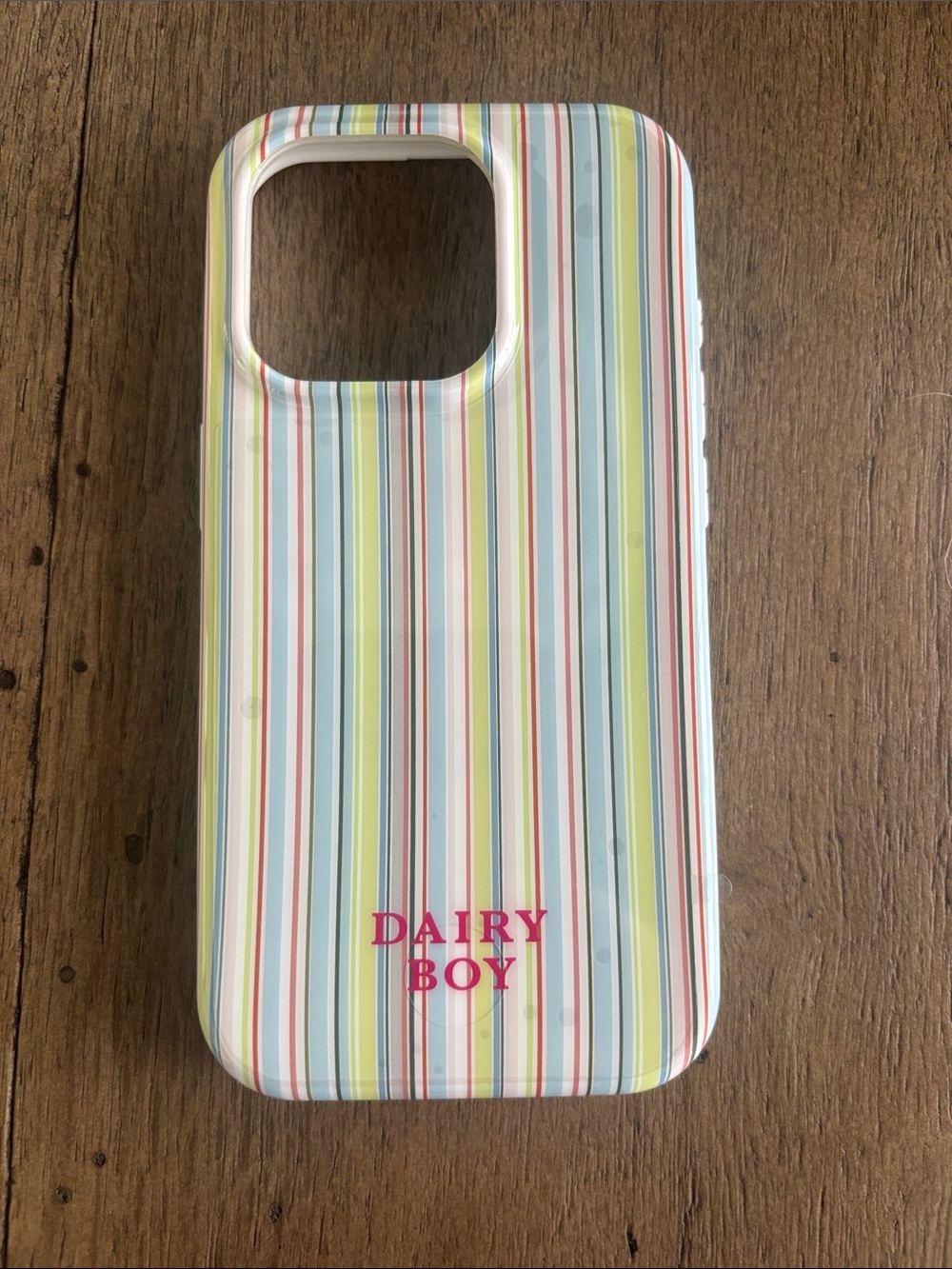 Dairy Boy Ribbon Vertical Stripe Phone Case